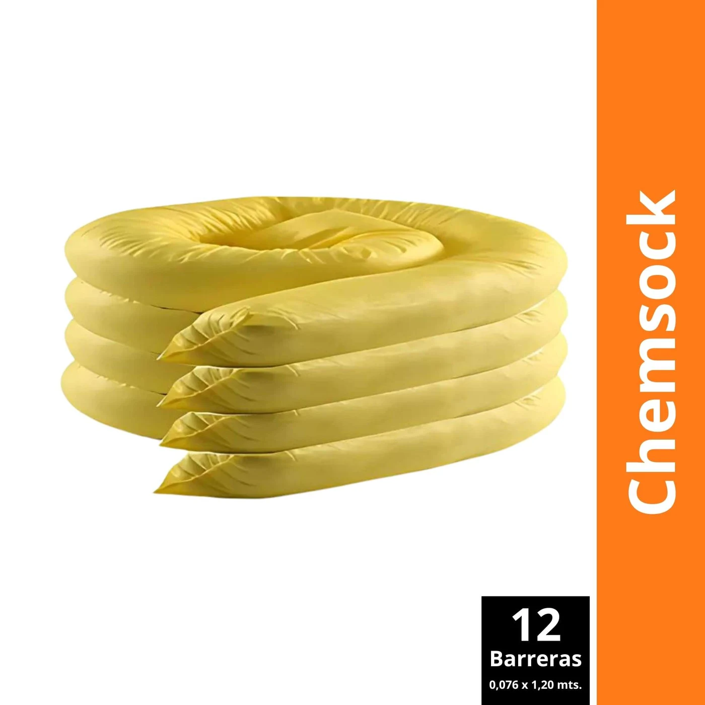 Barreras Absorbentes Chemsock — presentación y cantidades