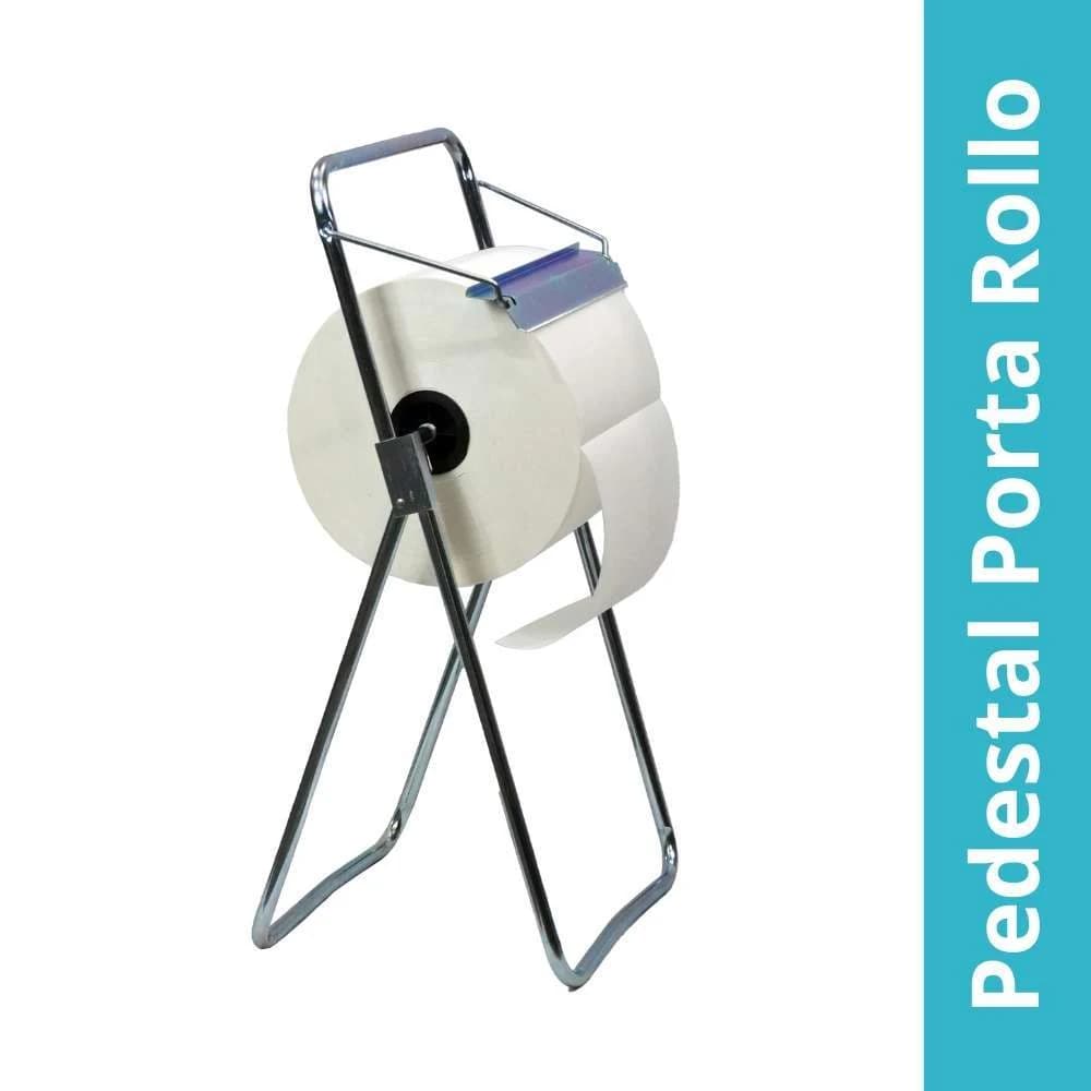 Pedestal Porta Rollos Para Paños de Limpieza — presentación y cantidades