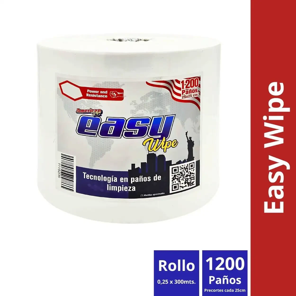 Paños de Limpieza Industrial Easy Wipe — presentación y cantidades