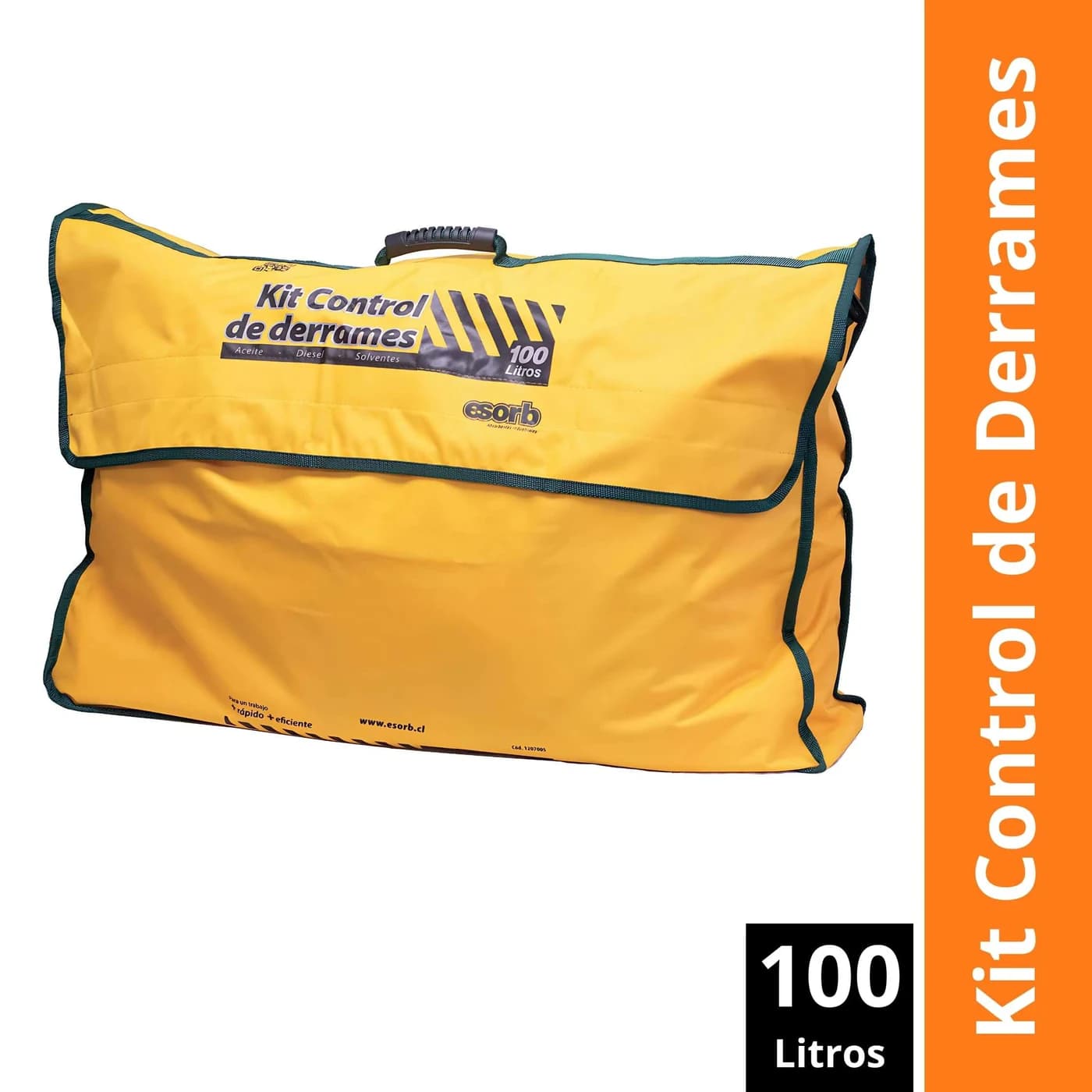Kit Control de Derrames 100 Litros — presentación y cantidades