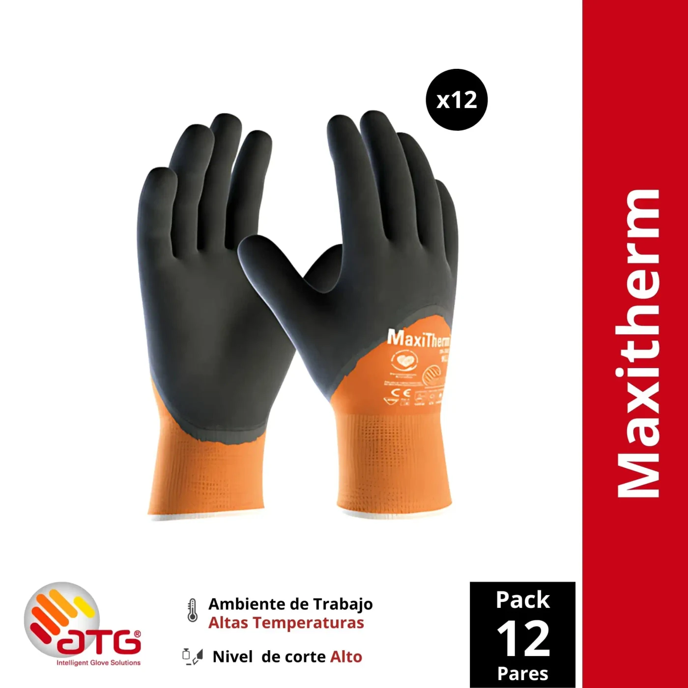 Guante ATG Maxitherm — presentación y cantidades