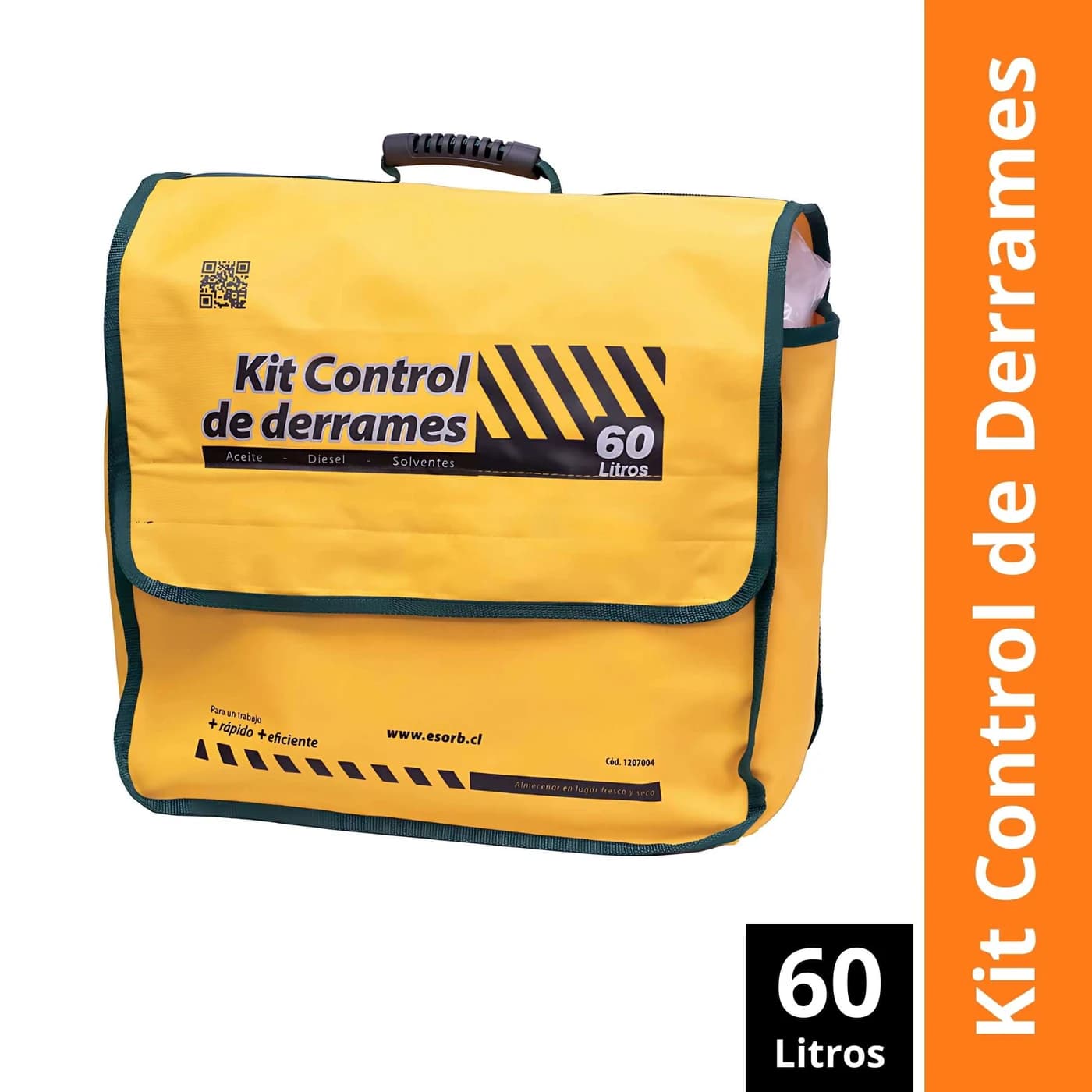 Kit Control de Derrames 60 Litros — presentación y cantidades
